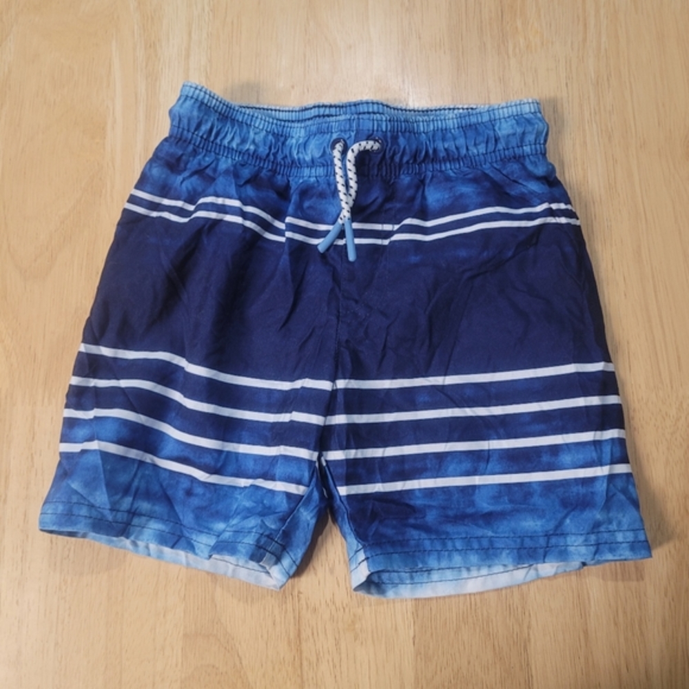 Cat and Jack Boys 4T Blue and‎ White Stripes